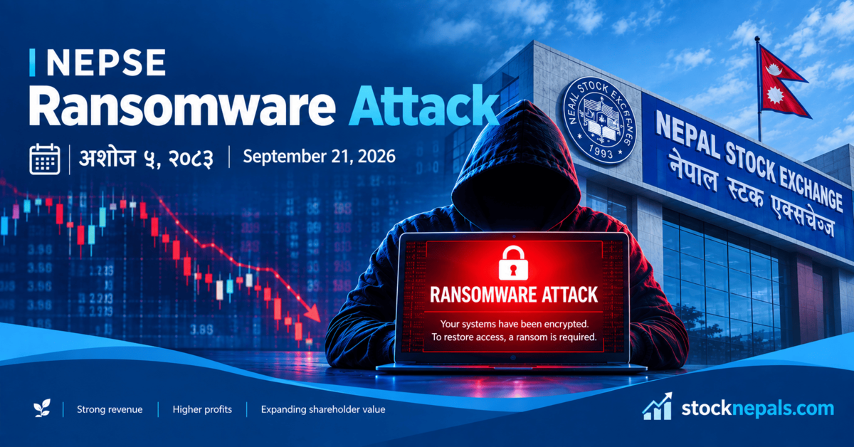 Ransomware Attack : NEPSE remains Closed